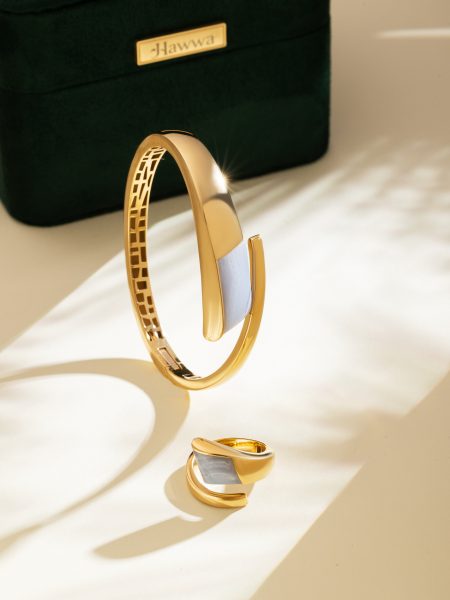 Gold & Grey Jewelry Set
